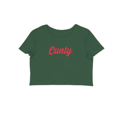 Cunty Crop Top-Olive Green-Snapper Choice