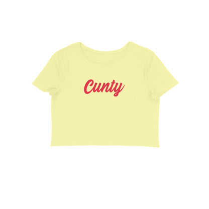Cunty Crop Top-Butter Yellow-Snapper Choice