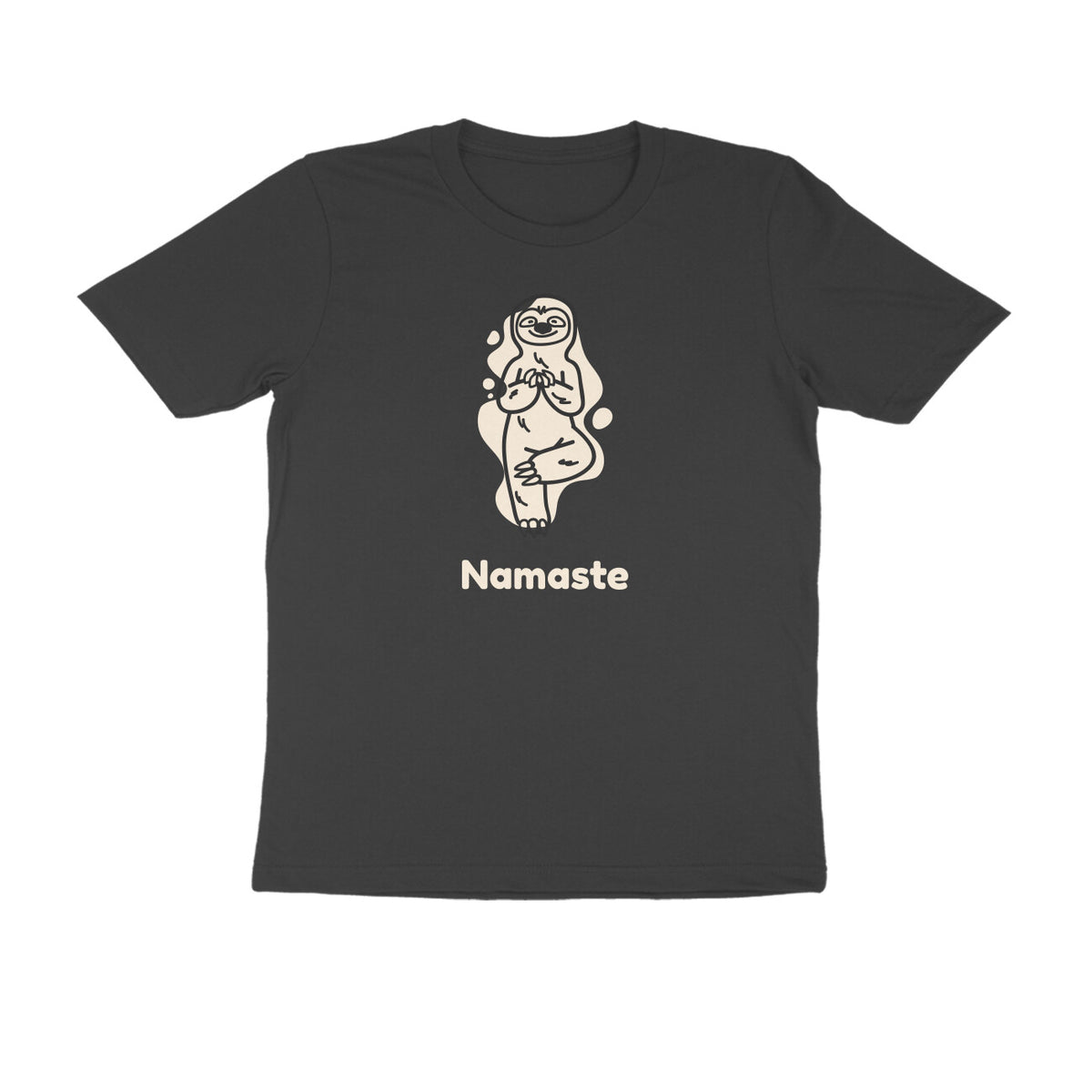 Namaste men's tshirt-Black-Snapper Choice