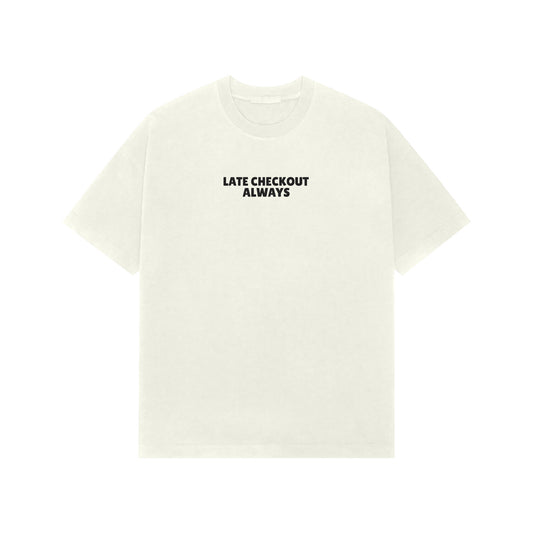 Late checkout always Premium Oversized tshirt-Ivory-Snapper Choice