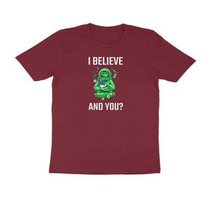 I Believe and you men's t-shirt-Maroon-Snapper Choice