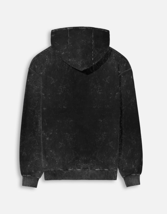 I did Nothing I just Got Lucky Acid Washed Hoodie-Snapper Choice