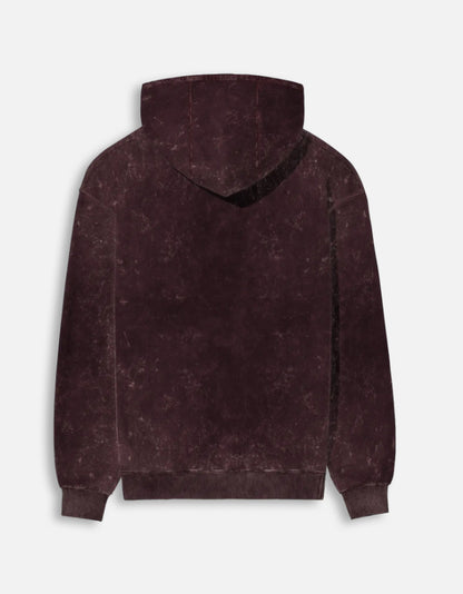 I did Nothing I just Got Lucky Acid Washed Hoodie-Snapper Choice