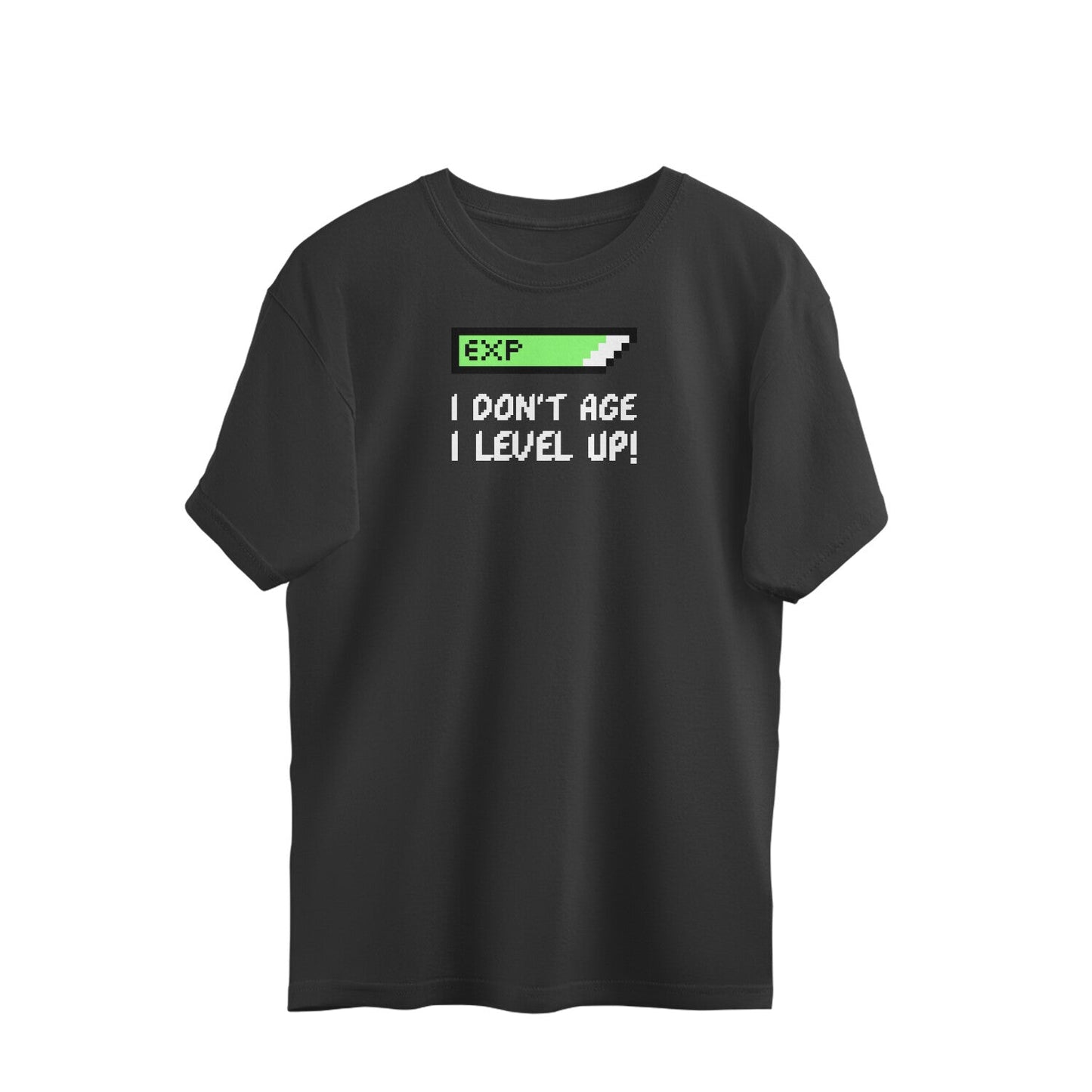 I Don't age Oversized t-shirt-Black-Snapper Choice