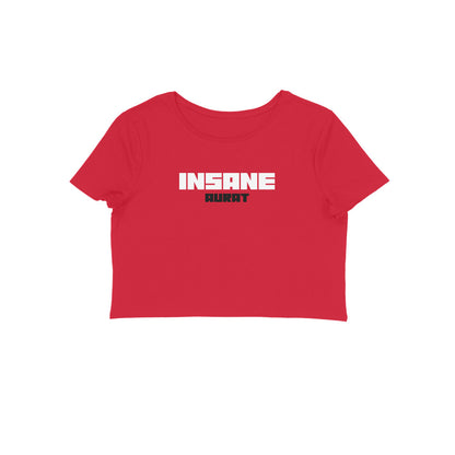 Insane aurat crop top-Red-Snapper Choice