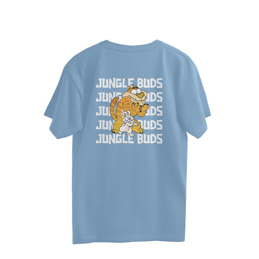 Jungle Buds Oversized T-Shirt-Baby Blue-Snapper Choice