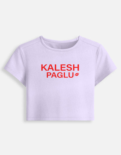 Kalesh Paglu Crop Baby Tee-Lavender-Snapper Choice