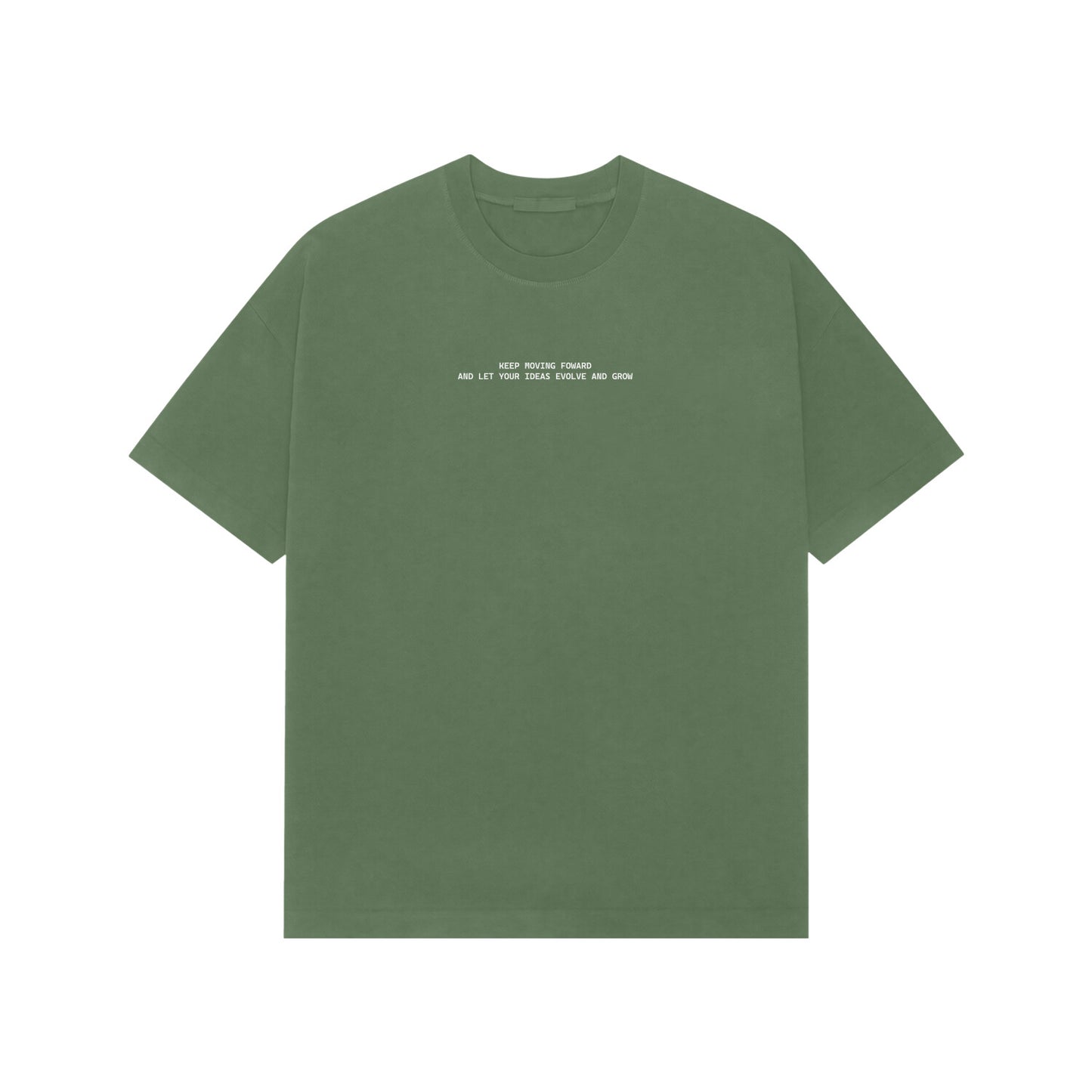 Keep Moving Forward Premium Oversized tshirt-Forest Green-Snapper Choice