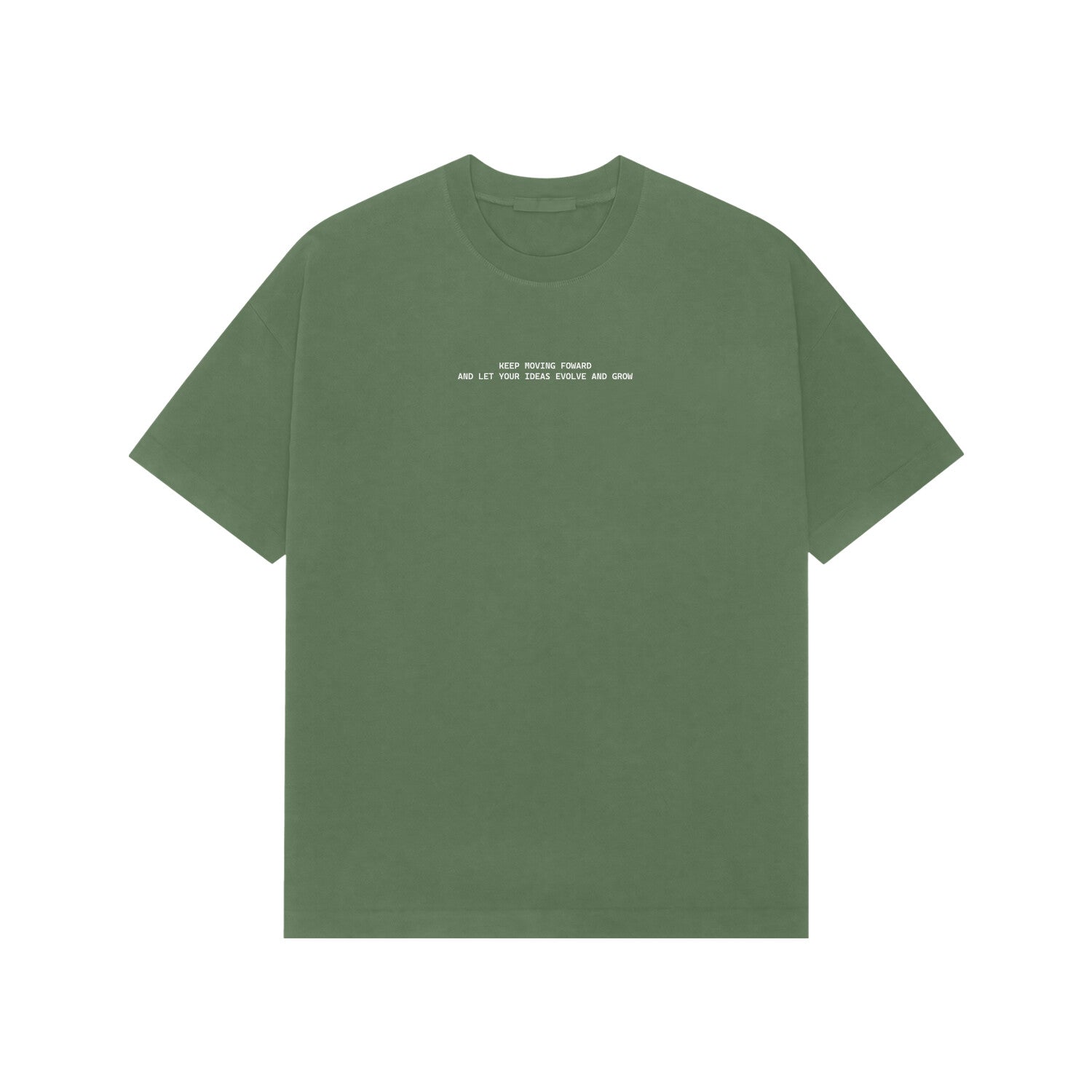 Keep Moving Forward Premium Oversized tshirt-Forest Green-Snapper Choice