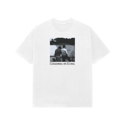 Legends in sync Premium Oversized t-shirt-White-Snapper Choice