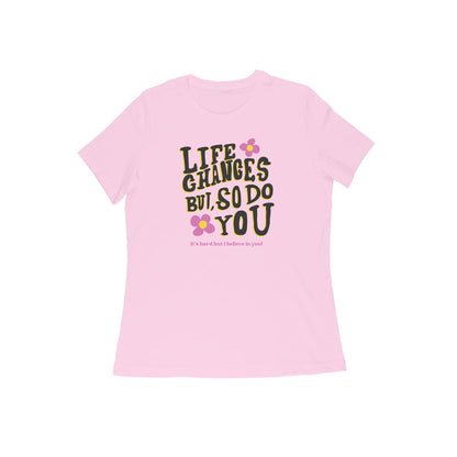 Life Women's T-Shirt-Light Pink-Snapper Choice