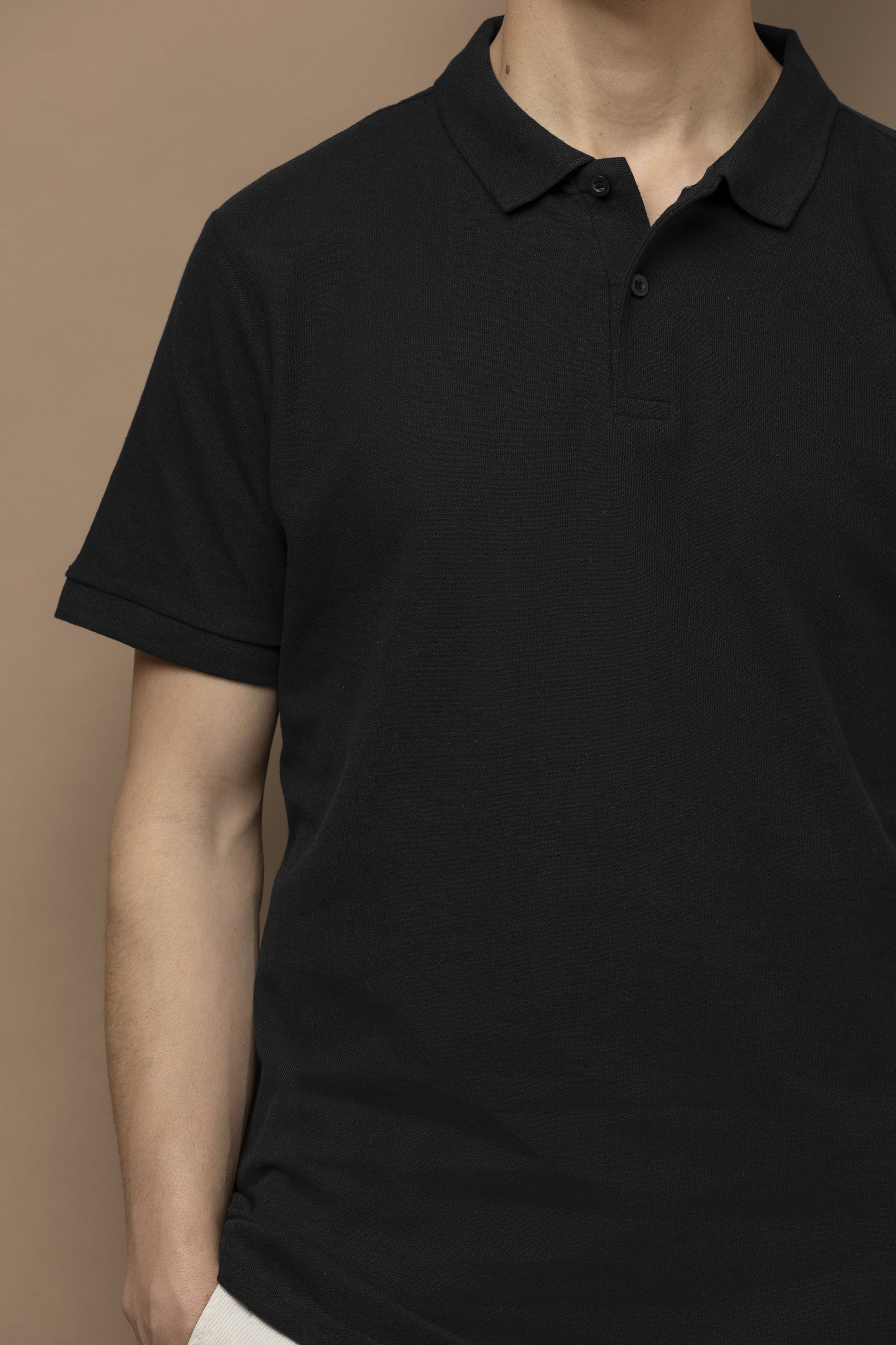 Polo T-Shirt - Black - Snapper Choice