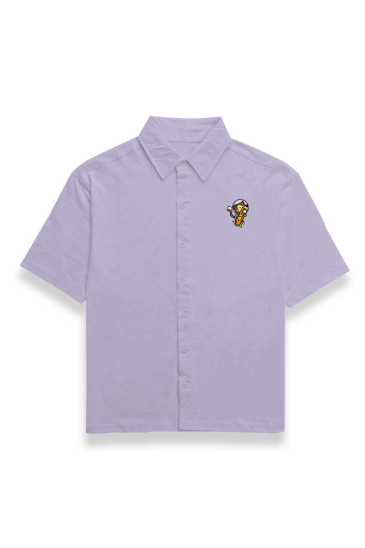 Monkey Oversized Shirt-Lavender-Snapper Choice