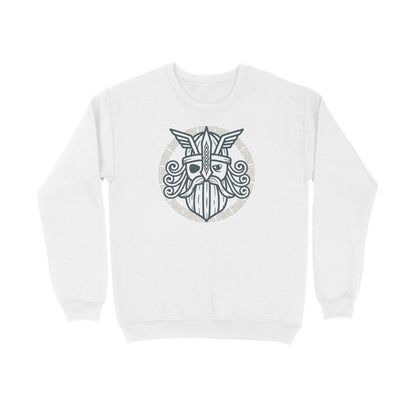 Odin Unisex Sweatshirt-White-Snapper Choice