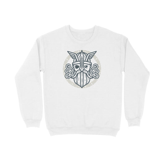 Odin Unisex Sweatshirt-White-Snapper Choice