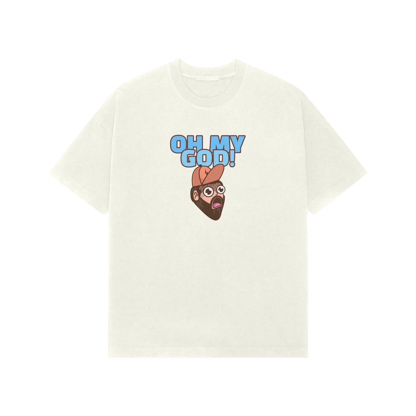 Oh my God premium Oversized tshirt-Ivory-Snapper Choice