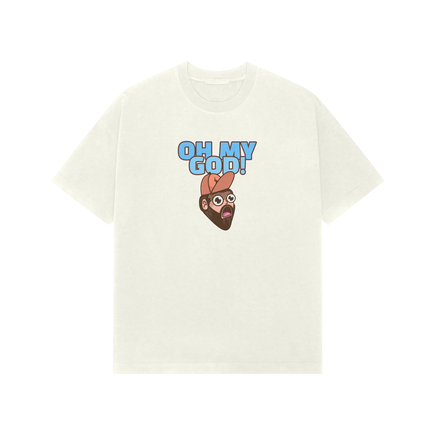 Oh my God premium Oversized tshirt-Ivory-Snapper Choice