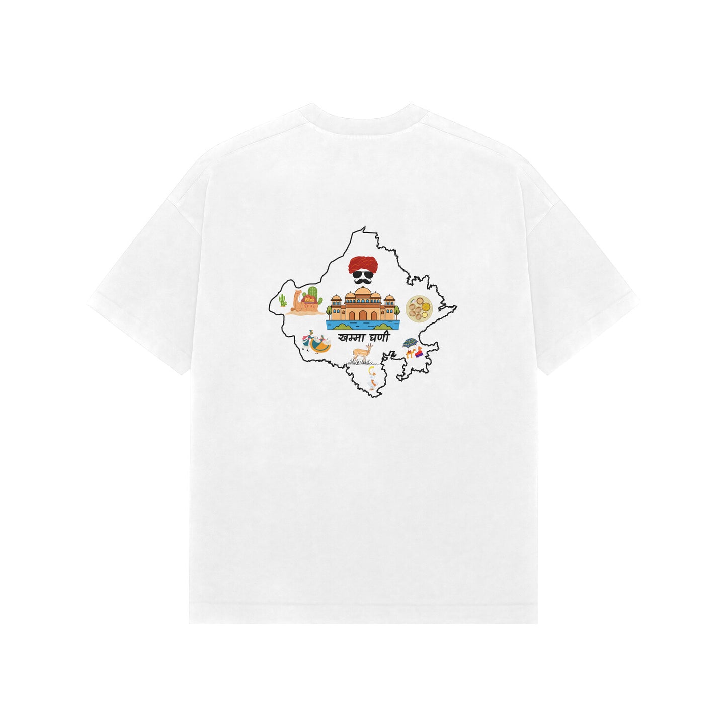 Rajasthan (Marwadi Chora) Premium Oversized tshirt-Snapper Choice