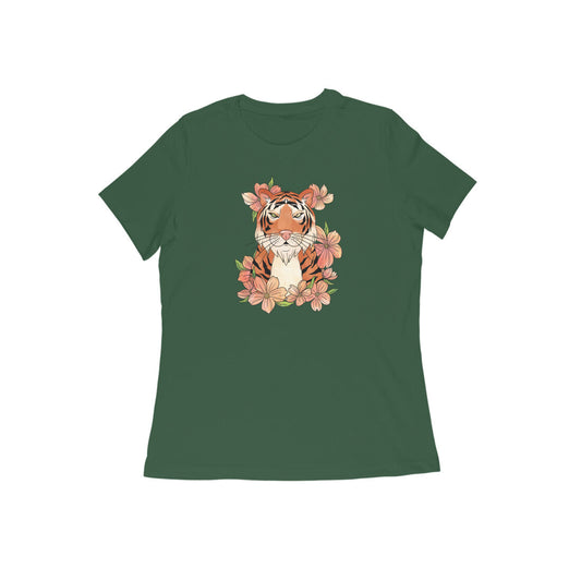 Roar Women's t-shirt-Olive Green-Snapper Choice