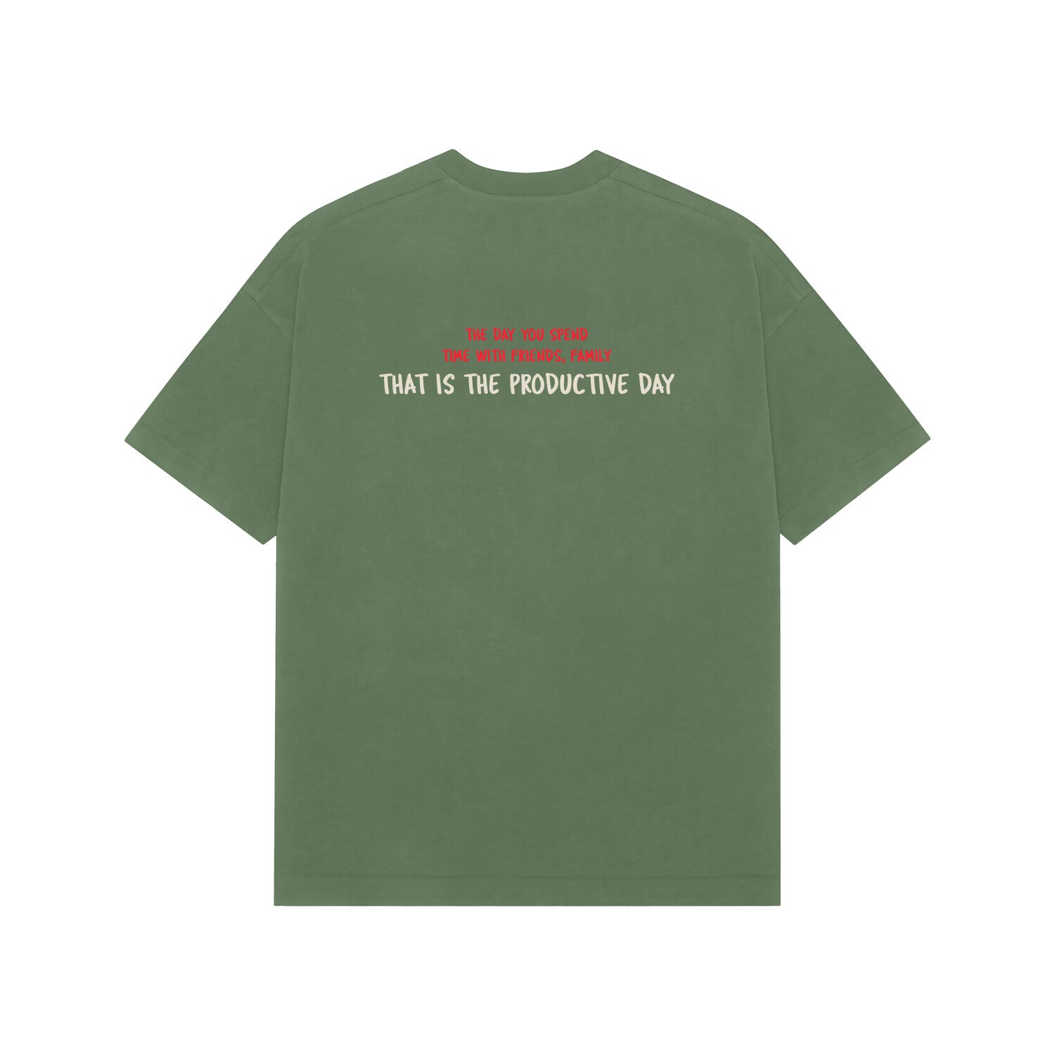 The Real Productivity Premium Oversized t-shirt-Snapper Choice