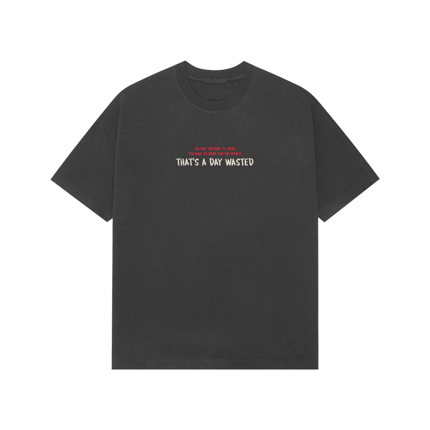 The Real Productivity Premium Oversized t-shirt-Black-Snapper Choice