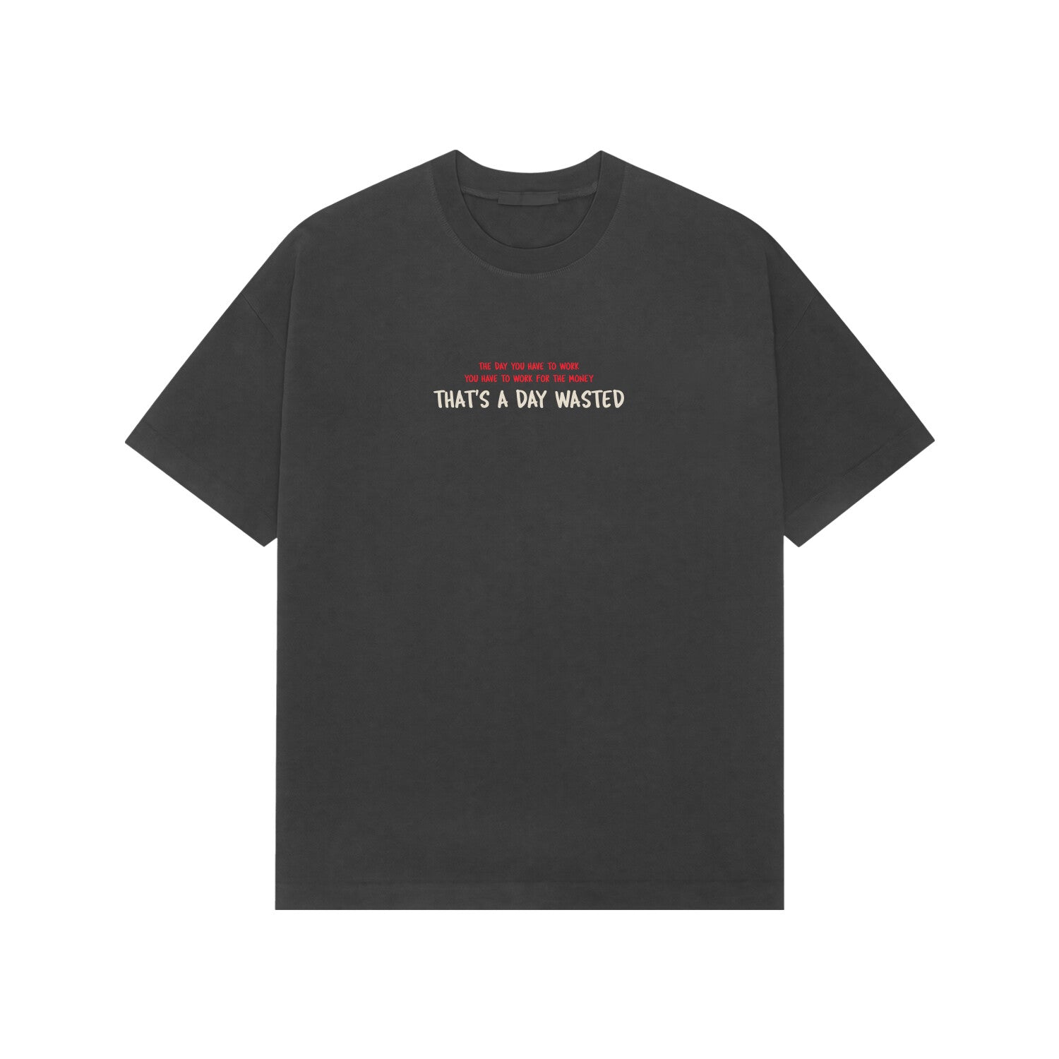 The Real Productivity Premium Oversized t-shirt-Black-Snapper Choice