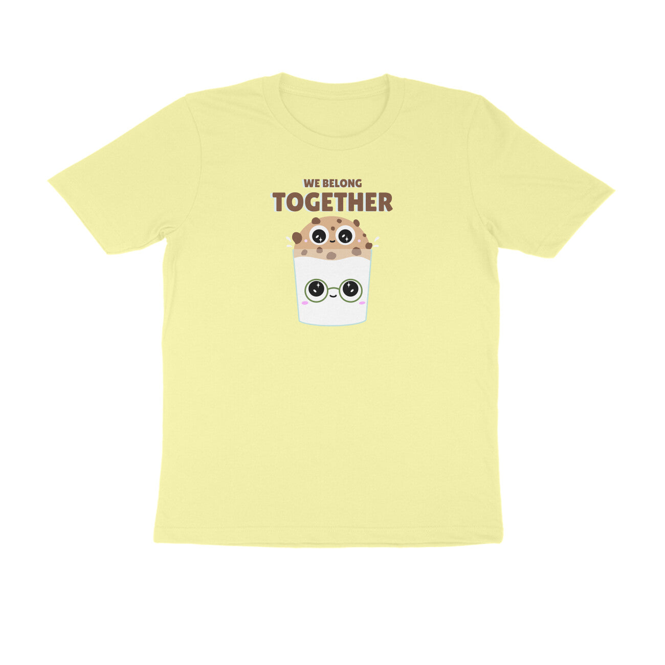 Together Couple Men's Tshirt-Butter Yellow-Snapper Choice