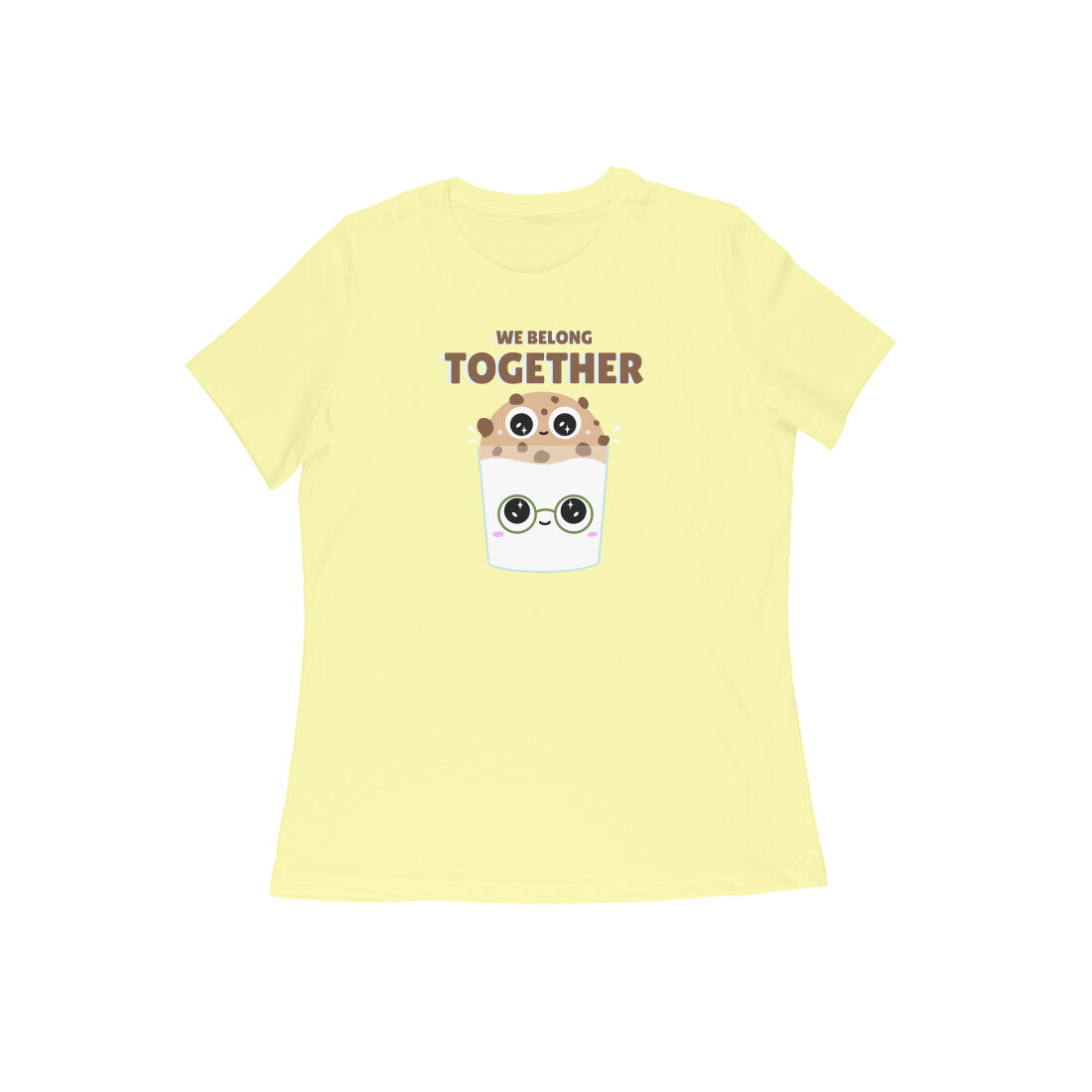 Together Couple Women's Tshirt-Butter Yellow-Snapper Choice