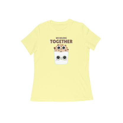 Together Couple Women's Tshirt-Butter Yellow-Snapper Choice