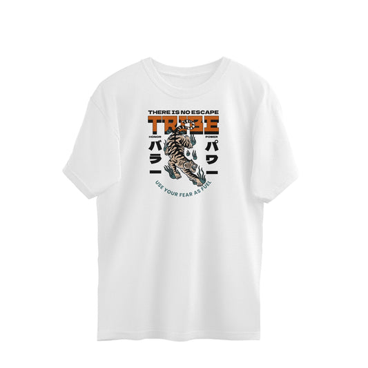 Tribe Oversized T-Shirt-White-Snapper Choice