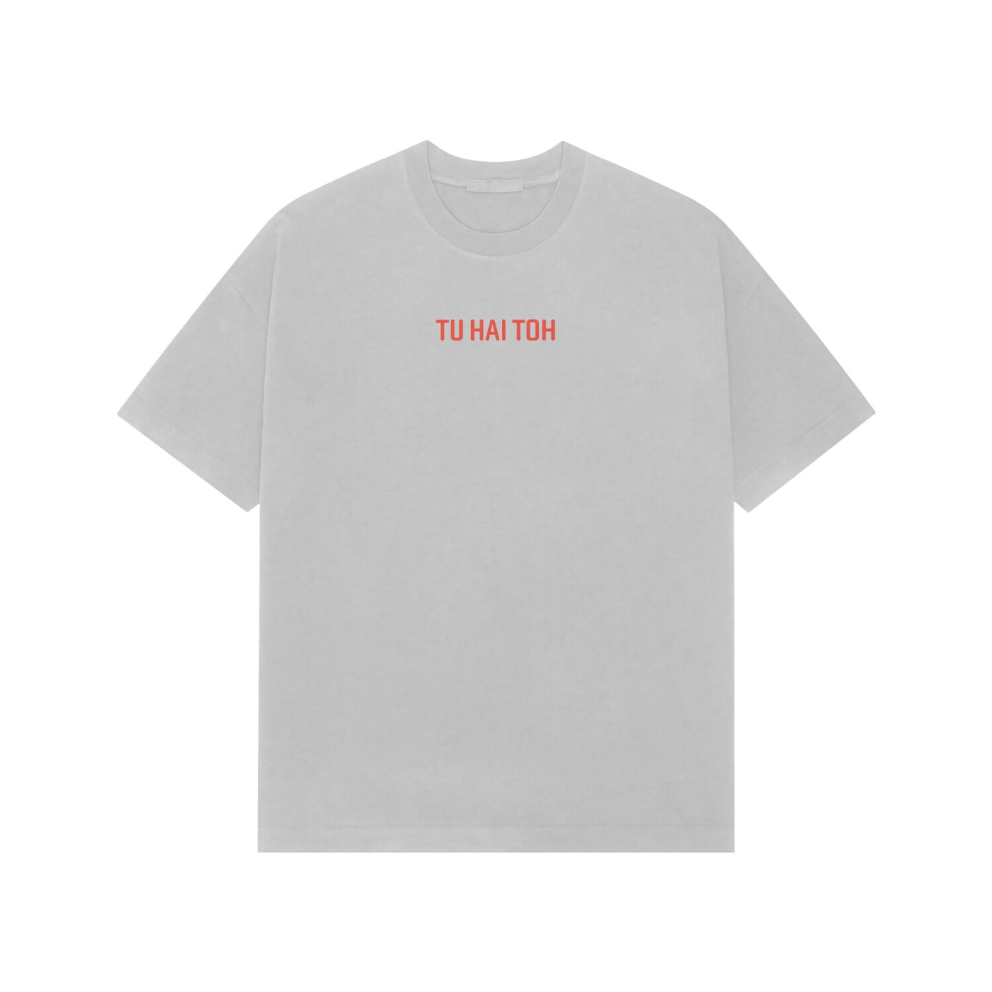TU HAI TOH Premium Oversized tshirt-Ash Grey-Snapper Choice
