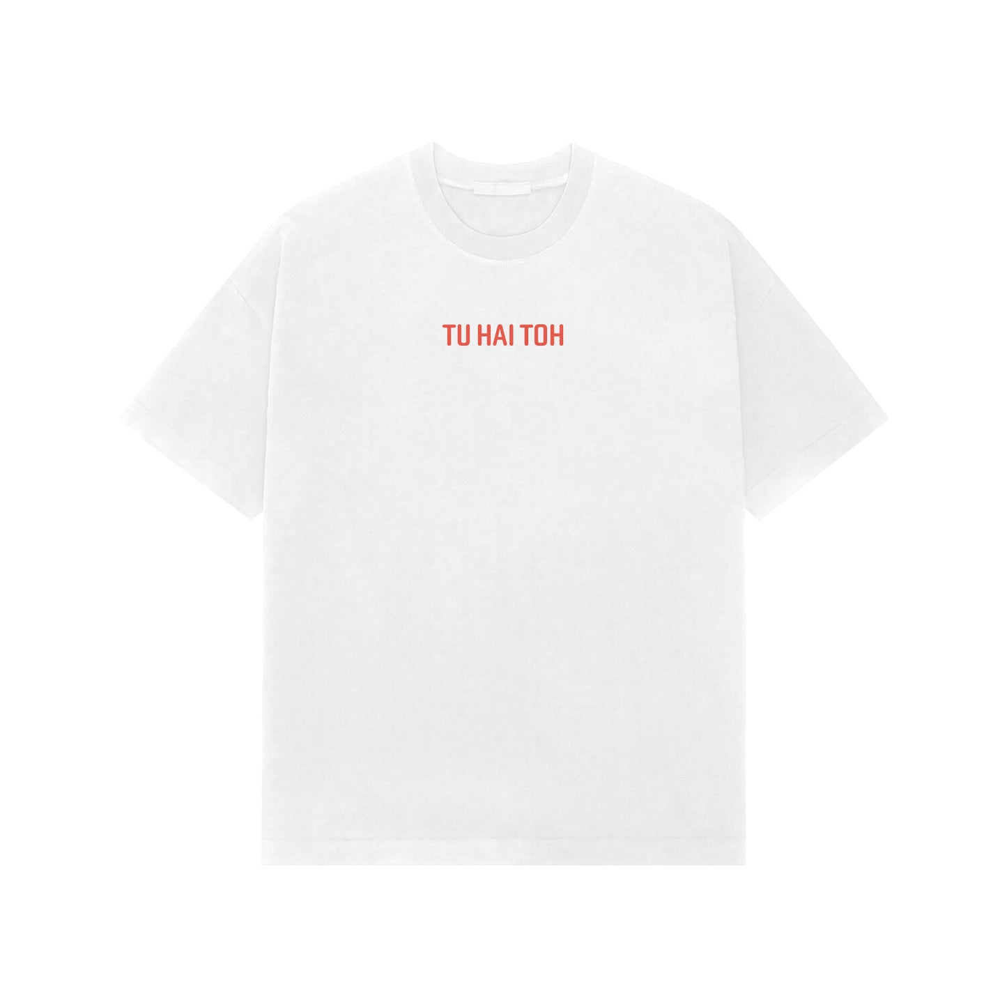 TU HAI TOH Premium Oversized tshirt-White-Snapper Choice