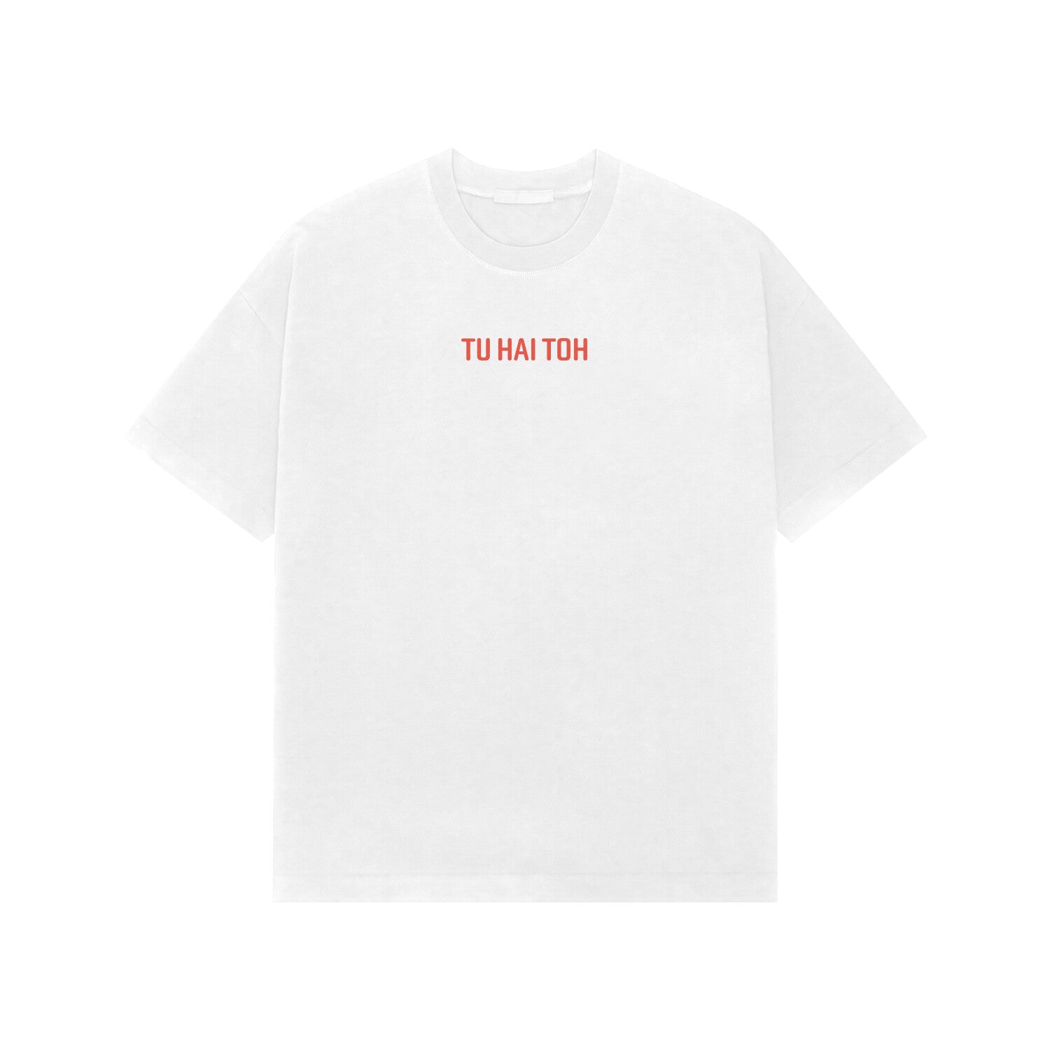 TU HAI TOH Premium Oversized tshirt-White-Snapper Choice